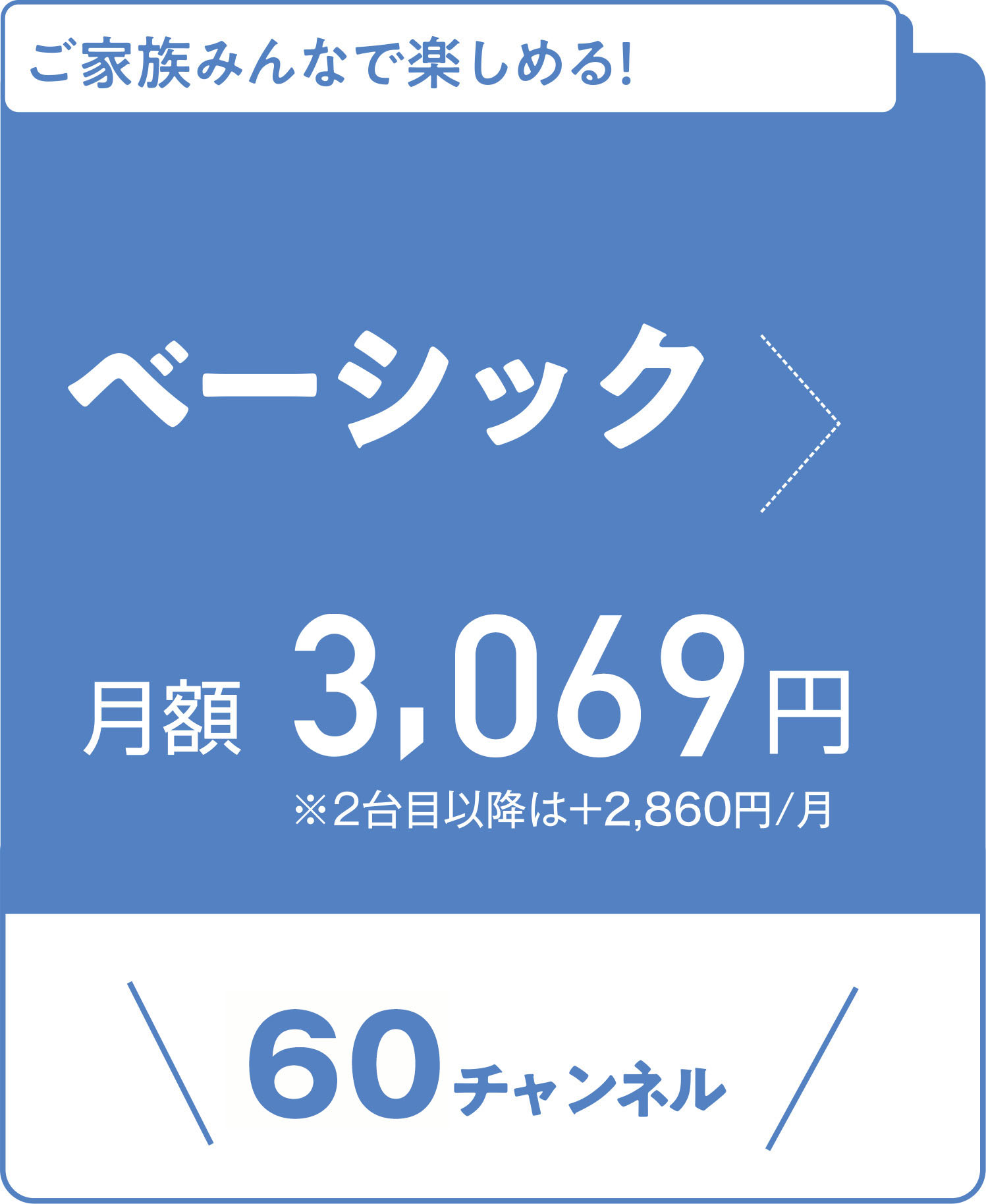 多チャンネルパックベーシック