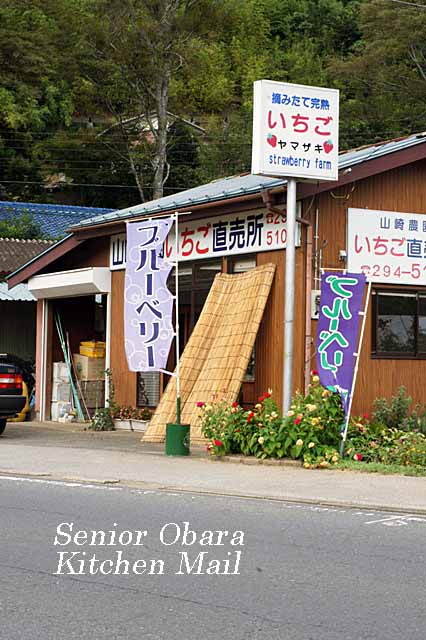 いちご直売所、山崎農園の写真・